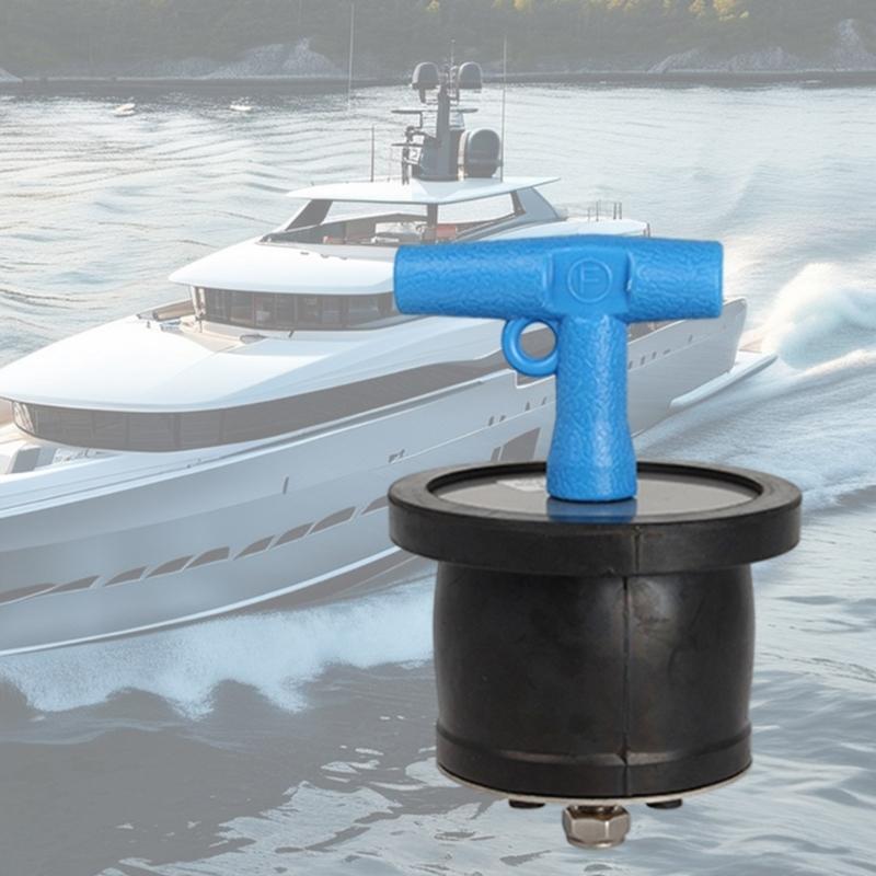 Aluminum Marine Deck Drain Plug For Boats And Yachts Vessels Sailboats With Corrosion Resistance And Easy Installation