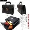 Black Second Bag Business Bag Crocodile Leather Genuine Leather Compact Lightweight Large Capacity Second Bag Bag Handbag Commuting School Bag