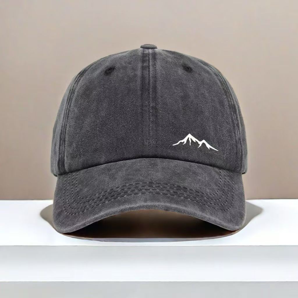 YIRAN Dayang hat Nieuwe Vintage Gewassen Bergpatroon Baseballpet Casual Verstelbare Streetwear Buitenhoed Adjustable&>8Y