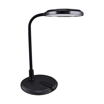 Lampka Biurkowa LED 6,5W Z Regulacją Światła Barwy I Włącznikiem Dotykowym Czarna PLATON Ideus 04229