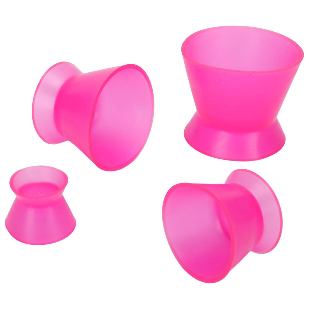 4pcs Dental Mixing Cup Reusable Silicone Mixing Bowl for Mixing Facial Mask Painting Paint Mix
