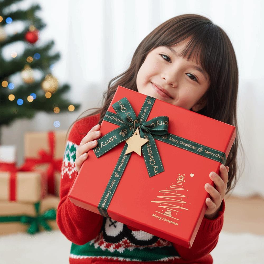 Premium Quality Red Present Packaging Eco Friendly Empty Birthday Box Best Friends