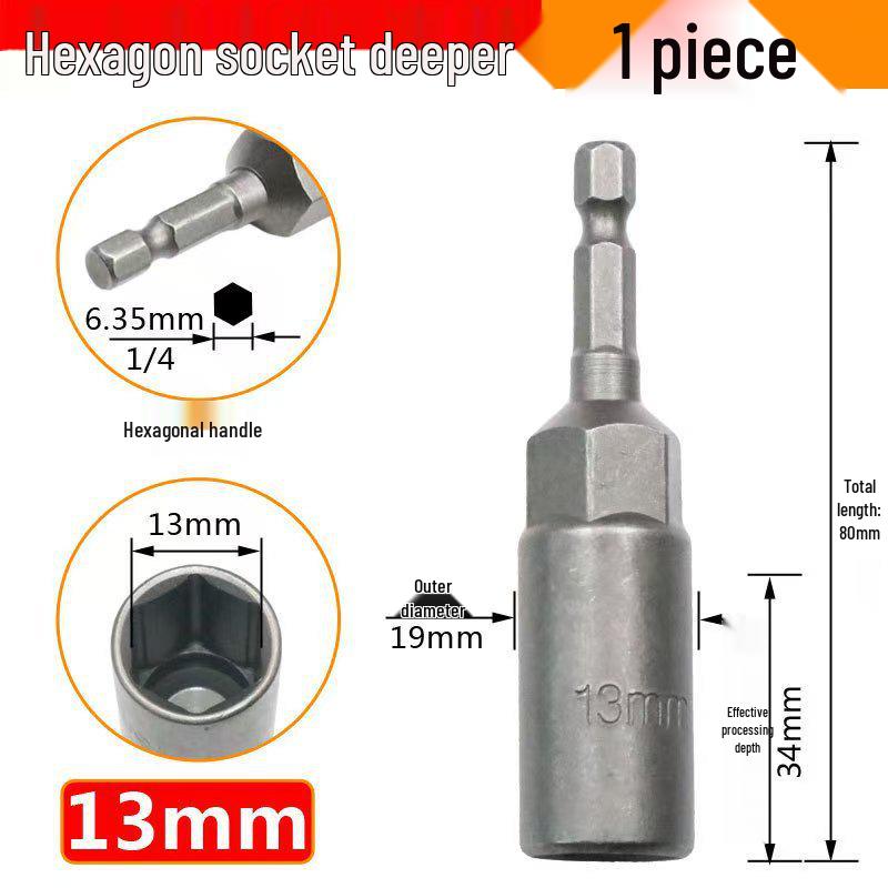 Elektrischer Tiefgangschlüssel 5,5-19mm für Bohrmaschine & Schlagschrauber