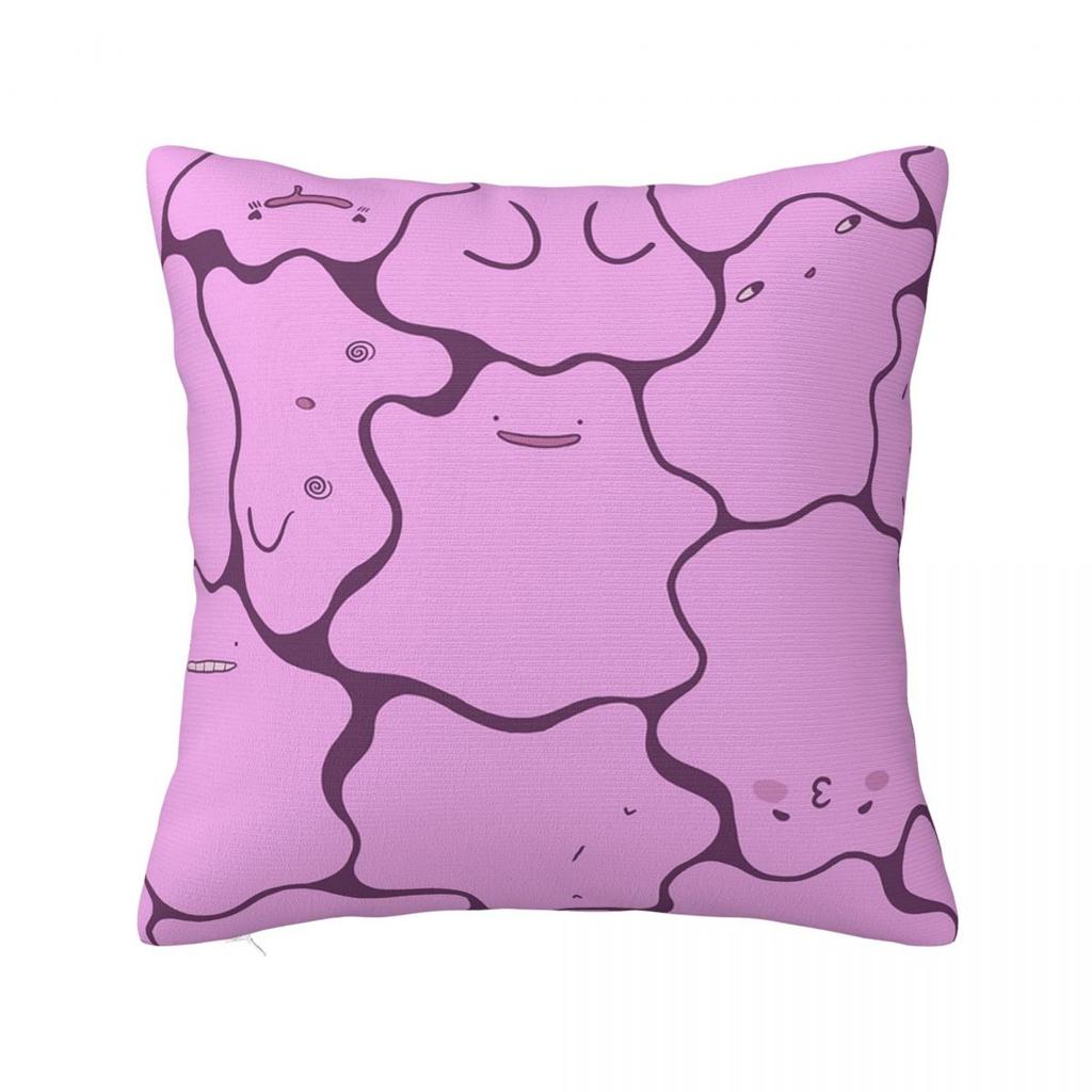 Ditto Pattern (no Shiny) Square Pillowcase Pillow Cover Polyester Cushion Decor Comfort Throw Pillow for Home Sofa