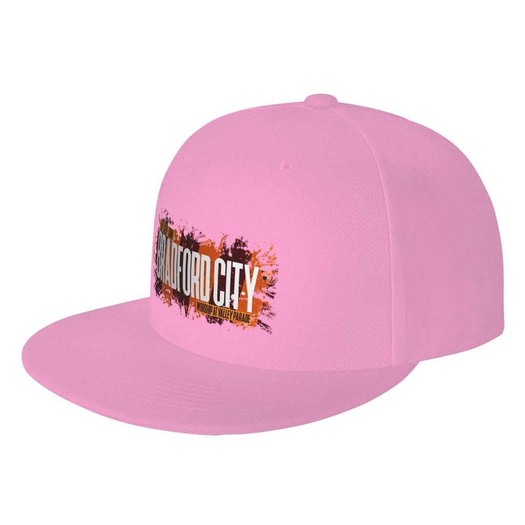 Fashion Bradford City fans gifts Eat Sleep Drink Valley Parade The Bantams Flat Brim Sun Hat Trucker Cap Beret Unisex