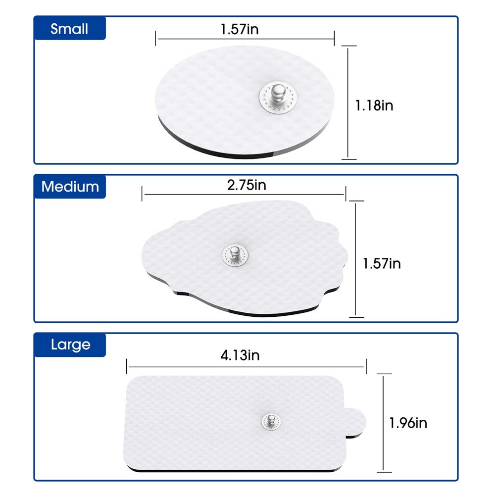 Electrostimulation Patches Tens Electrode Pads For Tens Acupuncture Physiotherapy Machine Ems Nerve Muscle Stimulator Slimming
