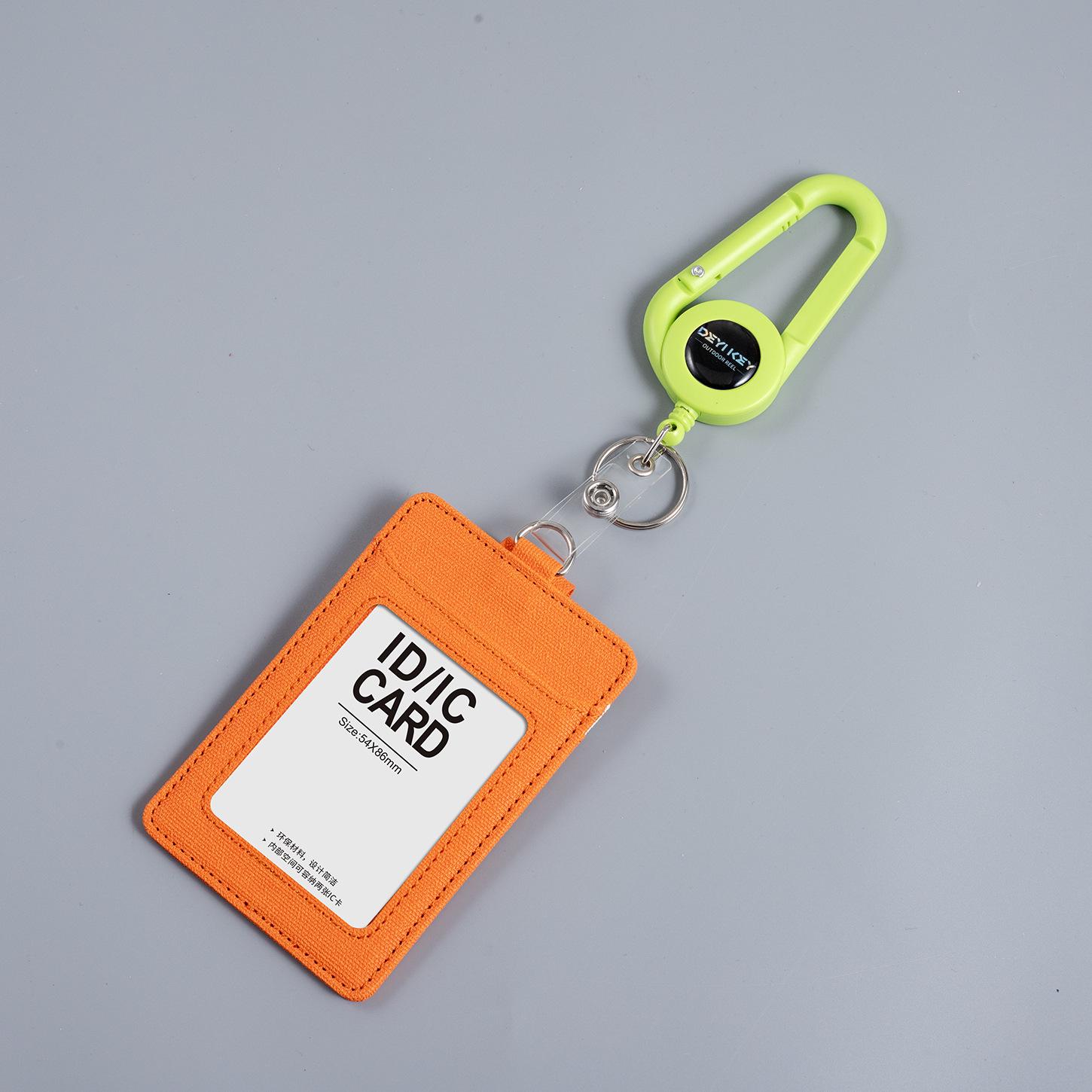 Transparent Retractable ID Badge and Card Holder with Lanyard