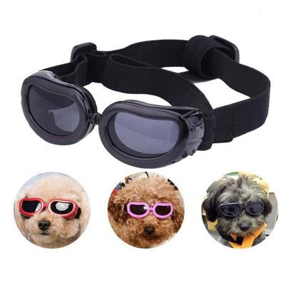Dog Sunglasses Adjustable Block-Glare PC Material Puppy Outdoor Anti-UV Glasses UV Protection