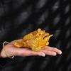 1Pc Chinese Resin Discolored Tea Pet Lucky Cute Golden Toad Ornaments Desktop Handmade Crafts Home Tea Set Decoration Gifts