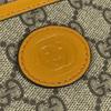 GUCCI 625764 GG Supreme GG logo Clutch bag pouch with handle Beige/Yellow Unused