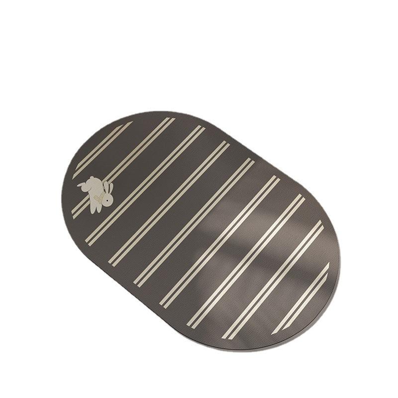 Ins Luft Badezimmertür Wasseraufnahme Rutschfeste Fußpolster Badezimmer Schnelltrocknend Verschleißfeste Fußpolster Unregelmäßige Kieselgur Bodenpolster