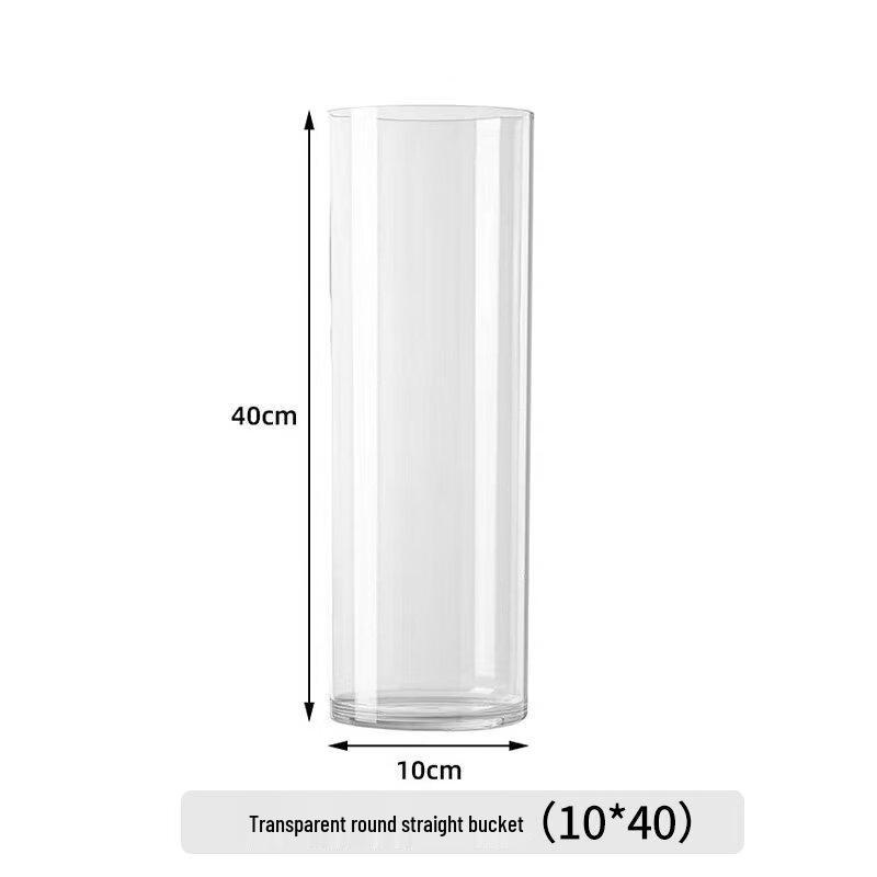 Алюминиевое Цветочное Ведро Цилиндрическое LianpinHui 10x40см, 5 шт.