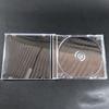 5 Stück Doppelscheiben Slim CD/DVD Aufbewahrungskoffer Hergestellt aus recycelbarem PP-Material Leicht Tragbar Organizer Transparenter Koffer