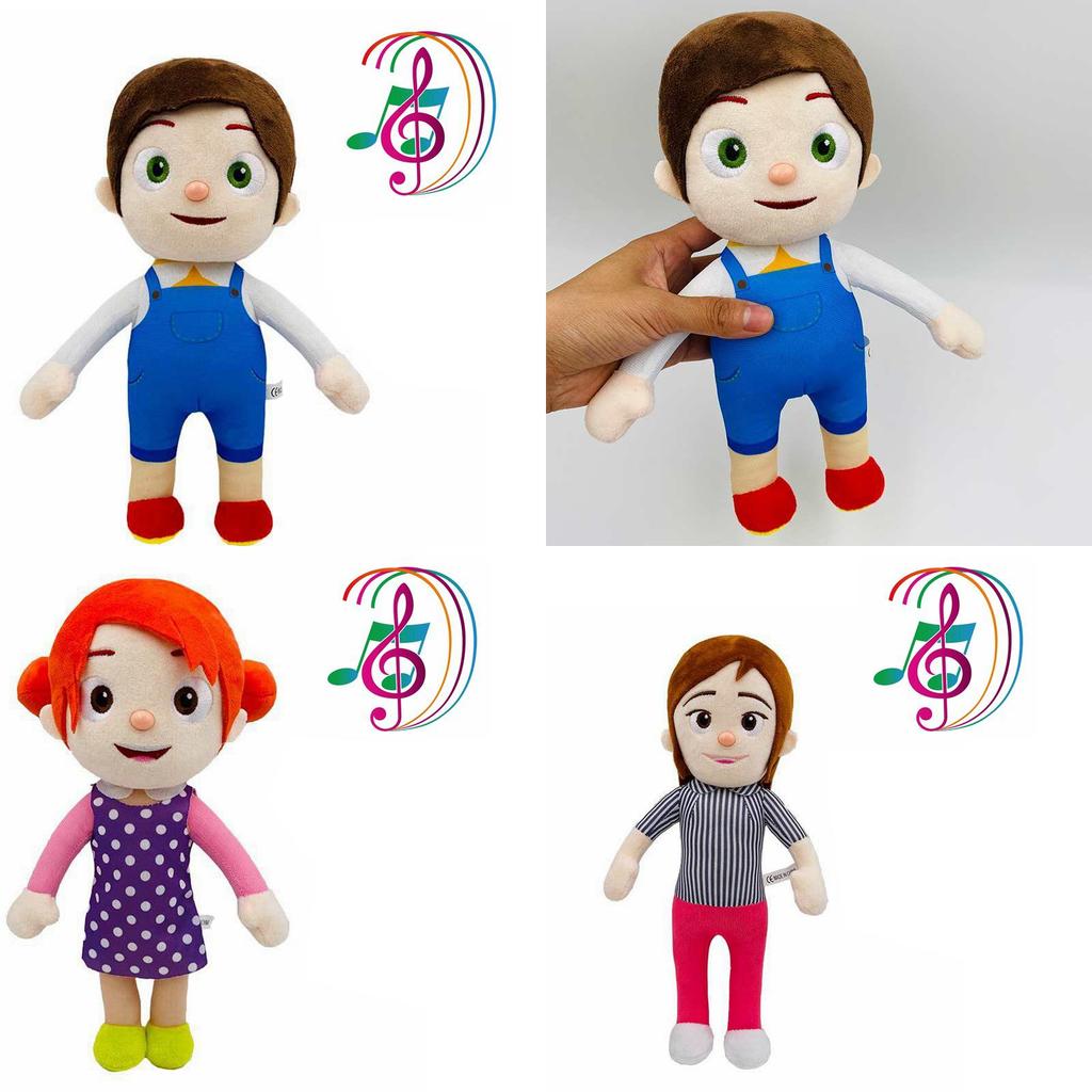 Adorable Cocomelon Music Plush Toy With Educational Features For Kids' Delight