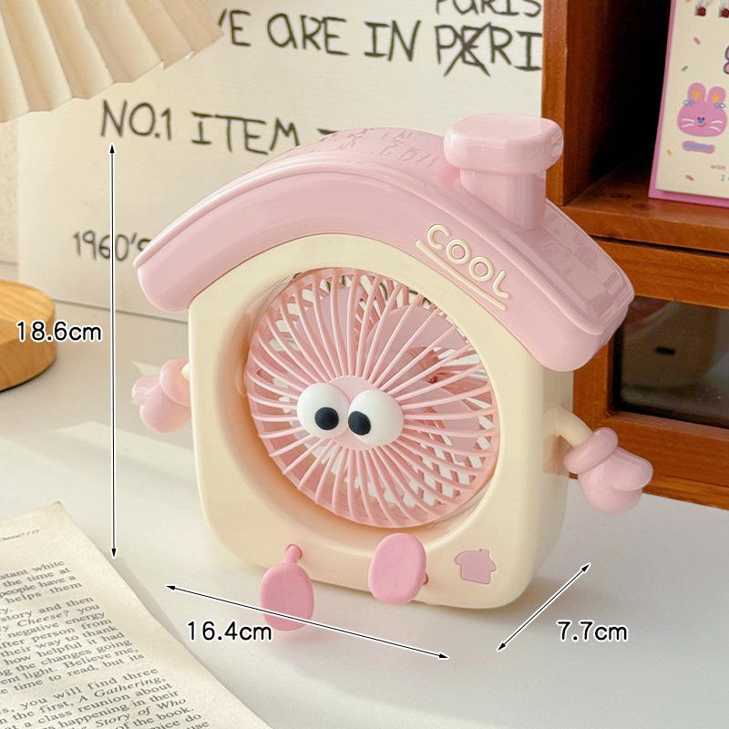 

Creative Portable Mini USB Desktop Fan - High Appearance & Cute Design Boxed