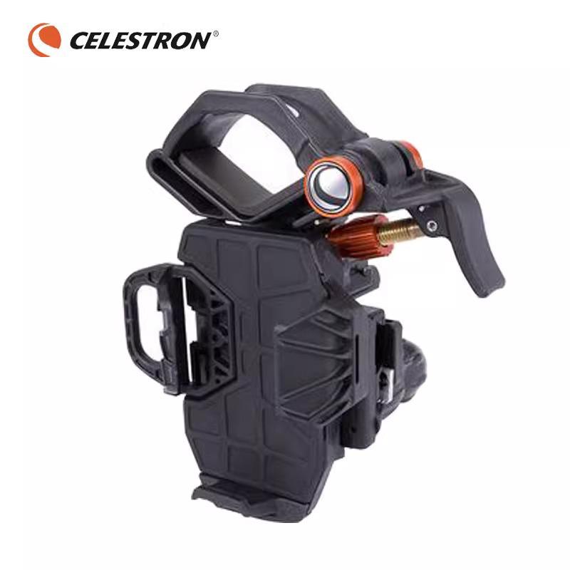 

NexYZ Celestron Smartphone Mount: Three-Axis Mobile Holder for Telescope and Microscope Photography.
