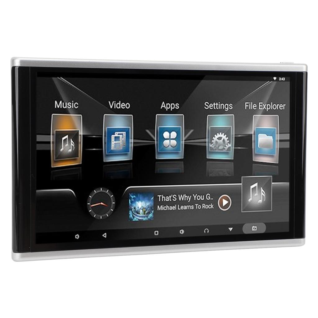 4K 10.1 Inch Headrest Monitor Tablet for Back Seat IPS Touch Screen for Android 11 Rear Seat TV Monitors for Vehicle