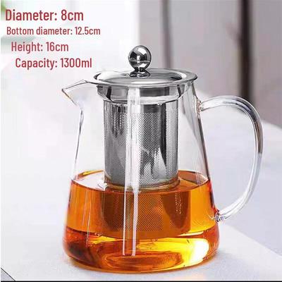 Hitzebeständige Glas-Teekanne