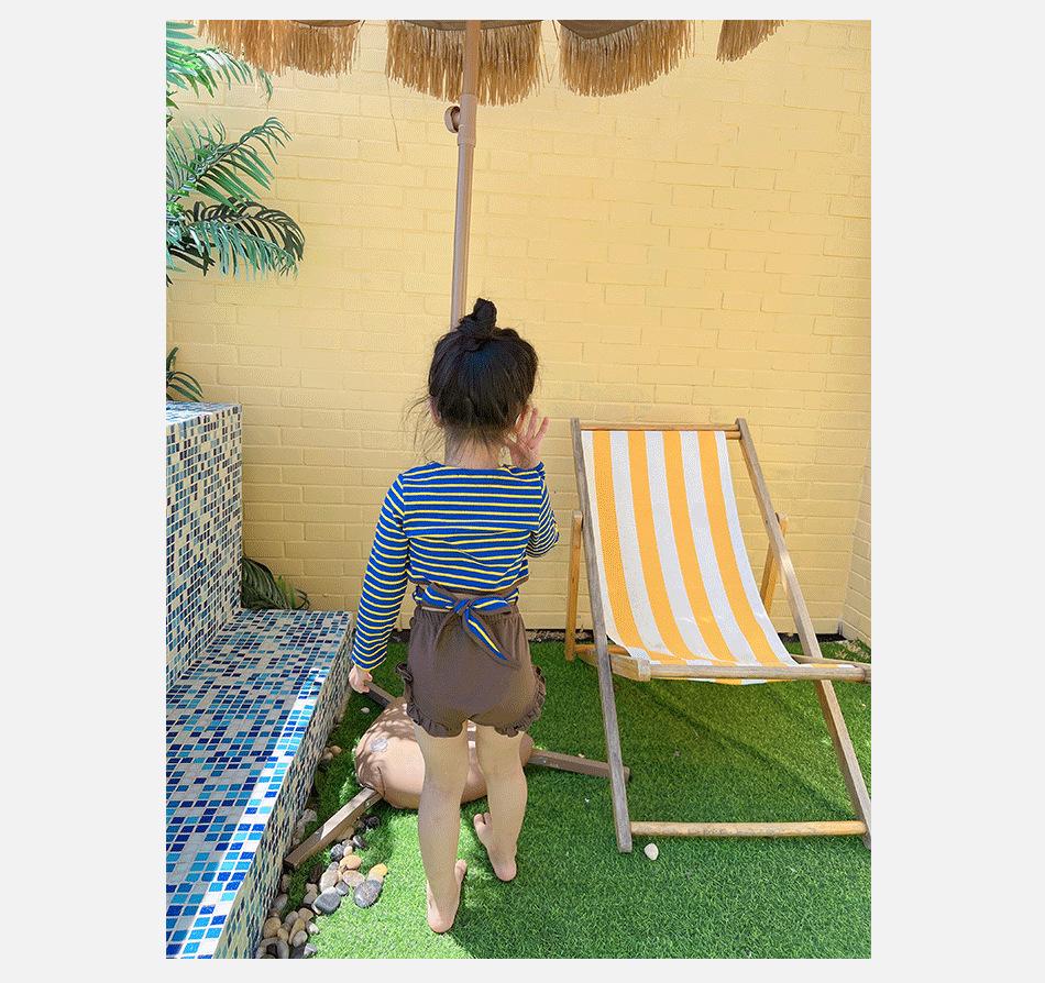 2025 New Girls' Swimsuit: Stylish Two-Piece & One-Piece Options for Young Children