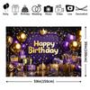 2D Luxury Glitter Confetti Birthday Gift Balloon Backdrop Portrait Photography Background