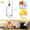 Glass Mouthwash Dispenser for Bathroom, Style Mouthwash Container Bottle, Glass Bottle, Refillable Mouthwash Dispenser with Tray Funnel