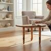 Wooden Accent Table Unique Artisan Wooden Coffee Table Solid Wood Side Table Organic Shaped Wooden Stool, Furniture Teakwood Side Table