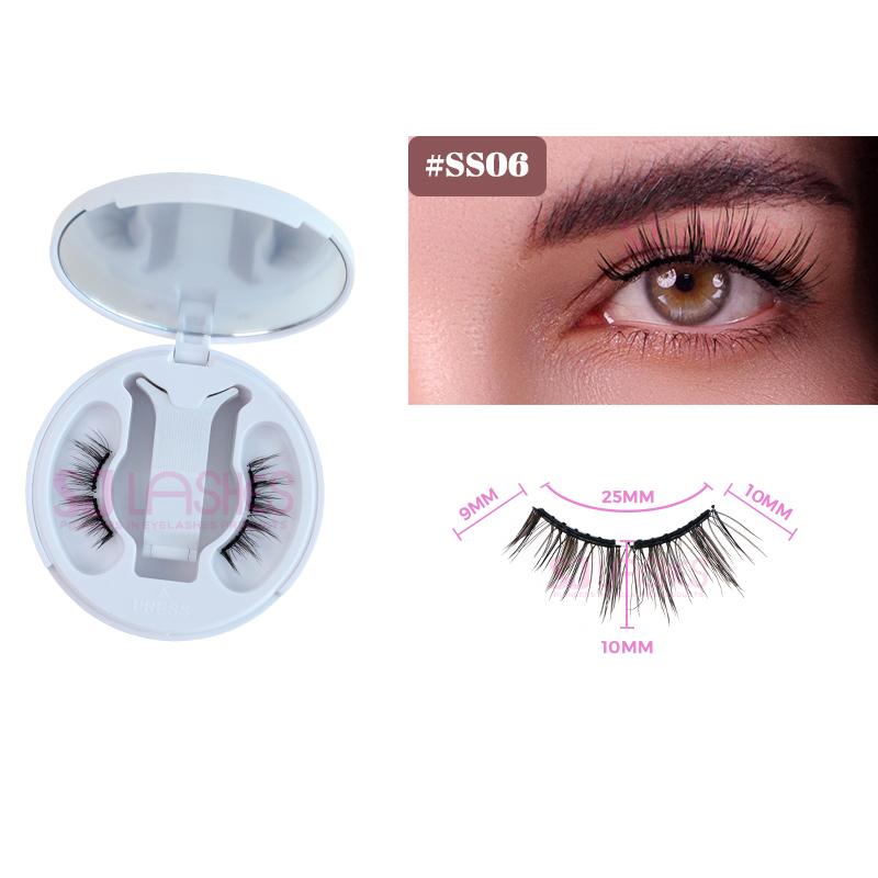 3-in-1 Upgrade Weiche Magnetische Wimpern Mit Magnetischer Wimpernzange