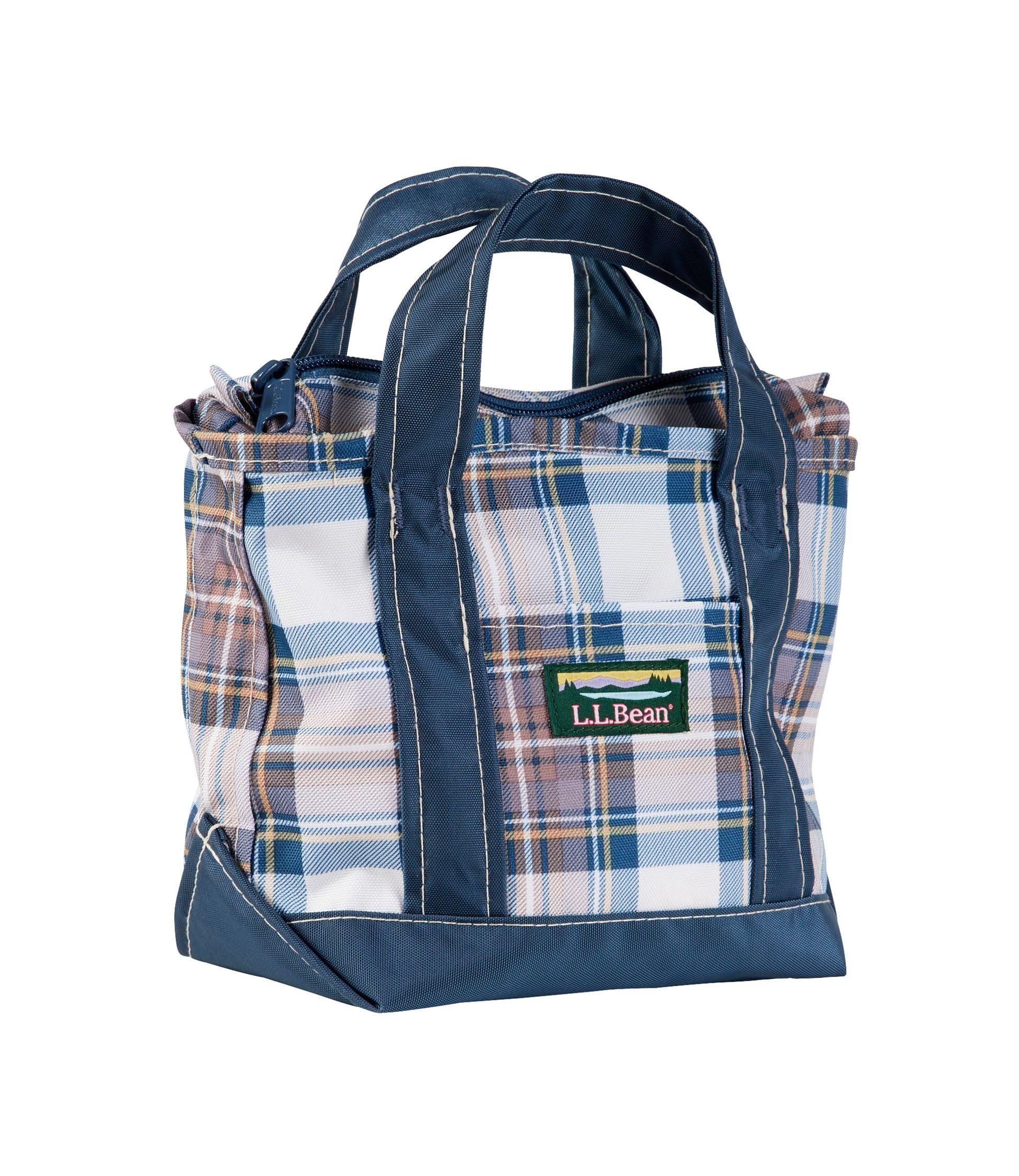 

Everyday Lightweight One Size Fits Mallard Blue Indigo Tartan Plaid 1000297007 [L.L.Bean] Tote, Mini, All,