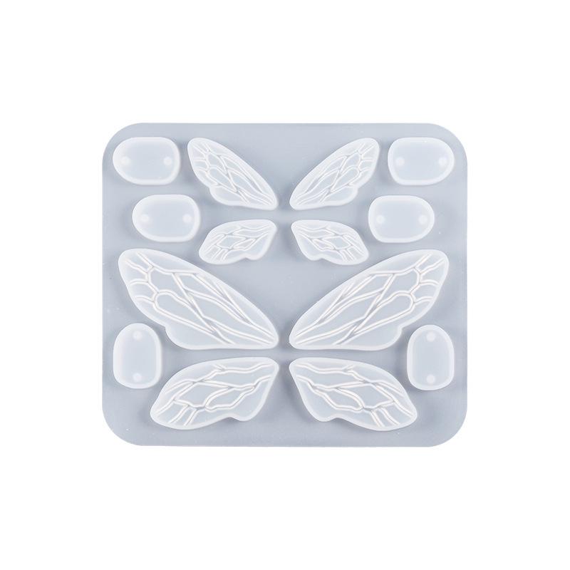 Poppy DIY Butterfly Wing Silicone Mold for Resin Mirror, Earring, Pendant, Keychain Ornaments