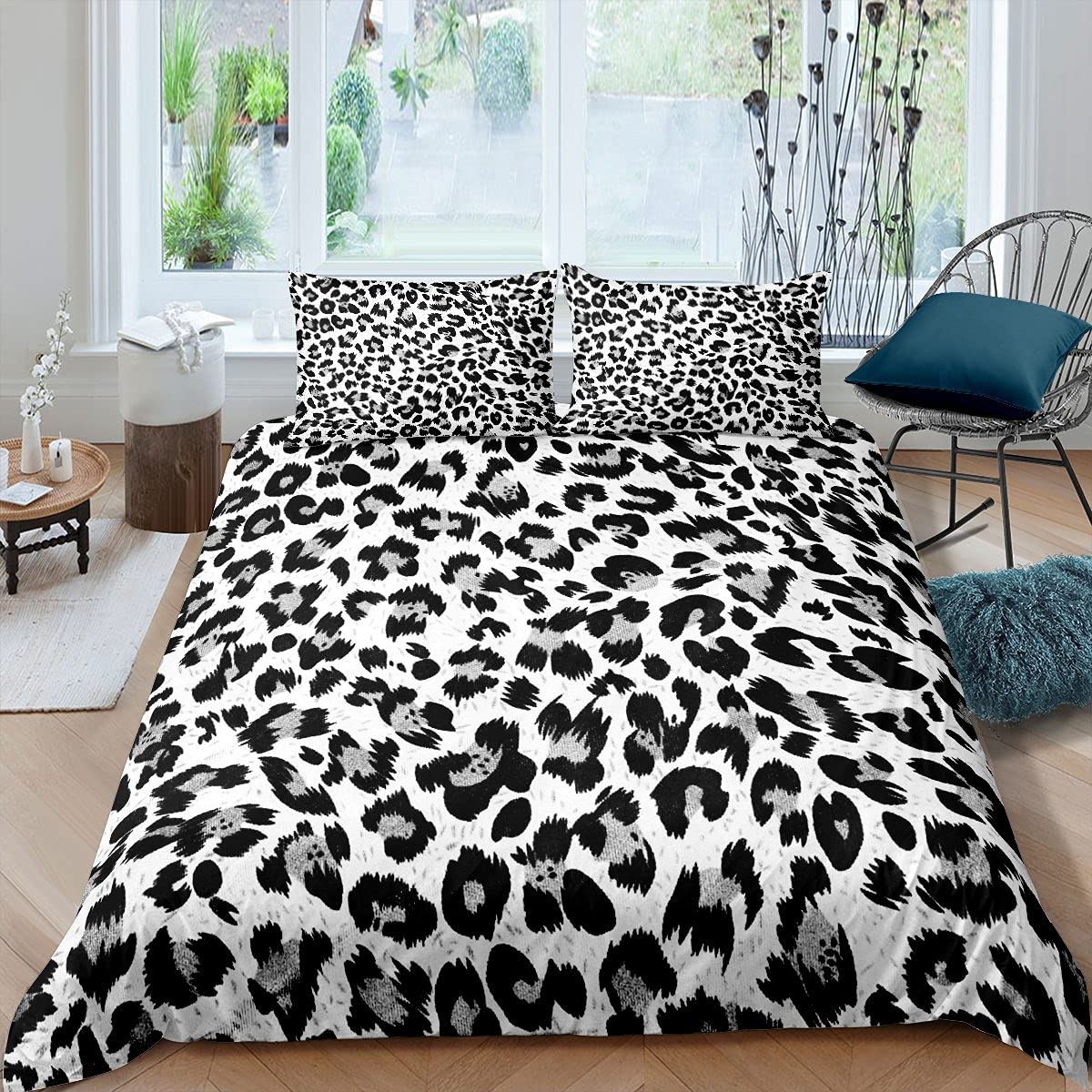 

Леопардовый Постельный Комплект Queen King Мягкое Постельное Белье Твин Богемный Принт Пододеяльник С Наволочкой Полиэстер Пододеяльник Для Взрослых EU single(135x200cm)