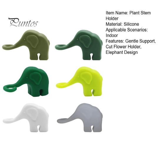 3/6 st Växtstöd Elefant Växtförökning Kompis Växtsticklinghållare Växtstöd Elefantkompis för Örter Blommor Stjälkar Knoppar Skott