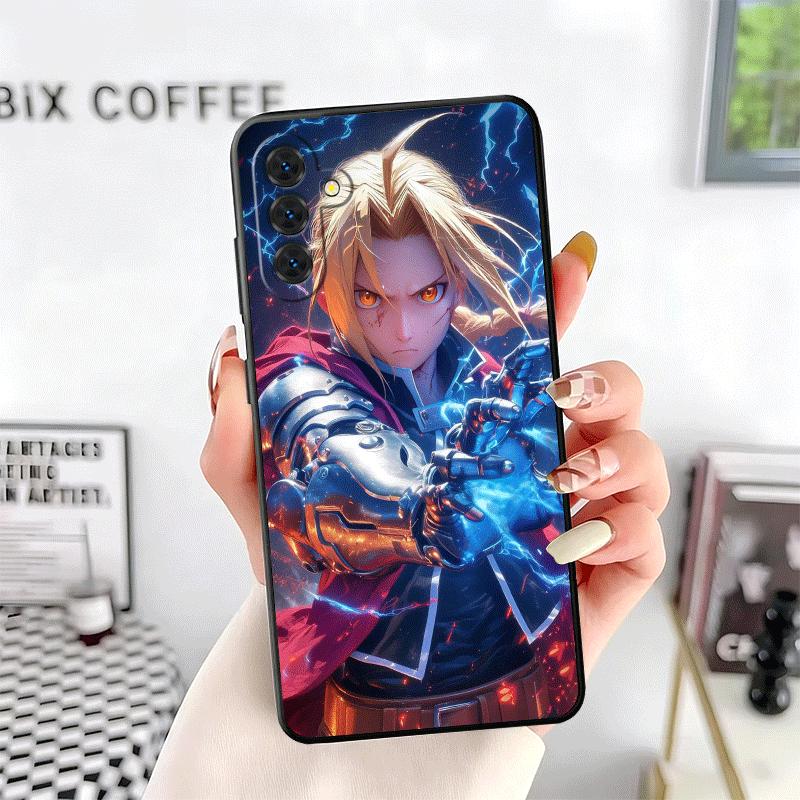F-Fullmetal A-Alchemist Anime Soft Phone Case for Samsung A17 A37 A57 A16 A26 A36 A56 A15 A25 A35 A55 A14 A24 A34 A54 A13 A23 A3