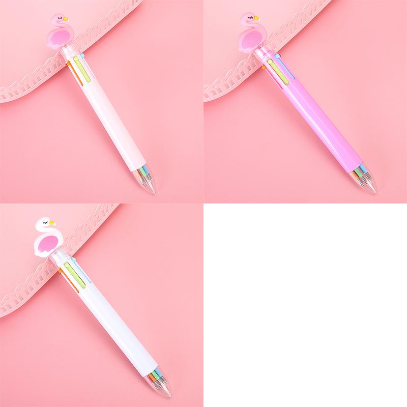 

Unicorn-Themed Six-Color Click Ballpoint Pen for Students