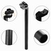 TRIWONDER Seat Post Bicycle Saddle Post 25.4mm 27.2mm 28.6mm 30.4mm 30.8mm 31.6mm 350mm Mountain Bike Road Bike Bike Seat Post (02 Black, 27.2x350mm)