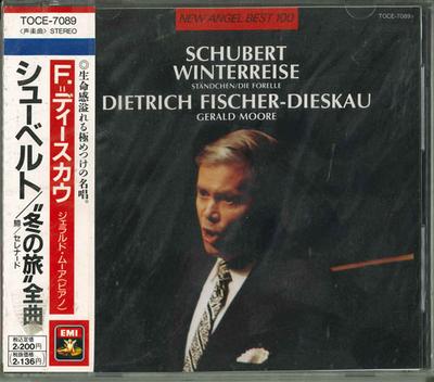 CD FISCHERDIESKAU  Schubert Winterreise TOCE7089 Japan ObiClassical Used