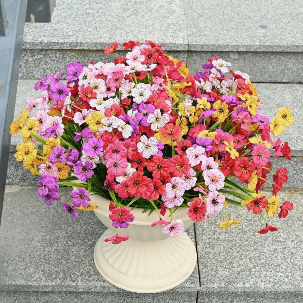 2 Stück 31cm Künstliche Eukalyptus Violett Simulationspflanzen Blätter Florale Anordnung Künstliche Blumen Lebensechte Blumen Heimdekoration
