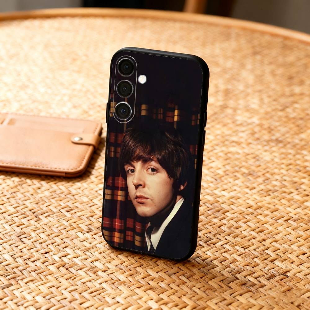 Singer P-Pau-M-McCartney Phone Case For Samsung A73,A21s,A22,A31,A32,A52,A53,A71,A80,Soft Black Shell