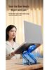 Universal Portable Laptop Stand - Carbon Steel, Non-Slip Silicone, Folding Aluminum Alloy Design