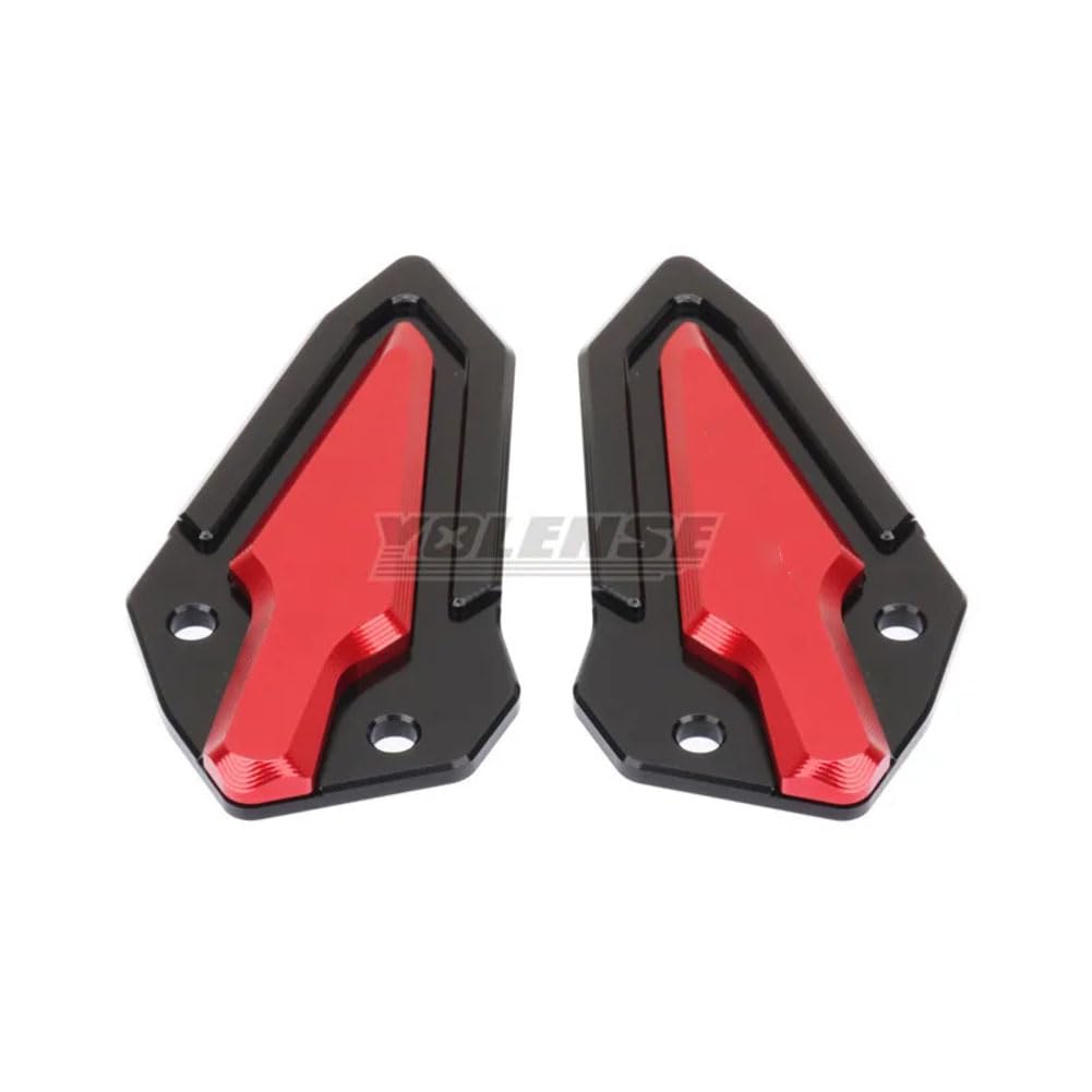 AL-mart Motorcycle Back Step Rear Set Footrest Foot Peg Pedal Guard Decorative Heel Plate for Kawasaki Ninja ZX-4R/ZX-4RR/ZX-25R(SE)