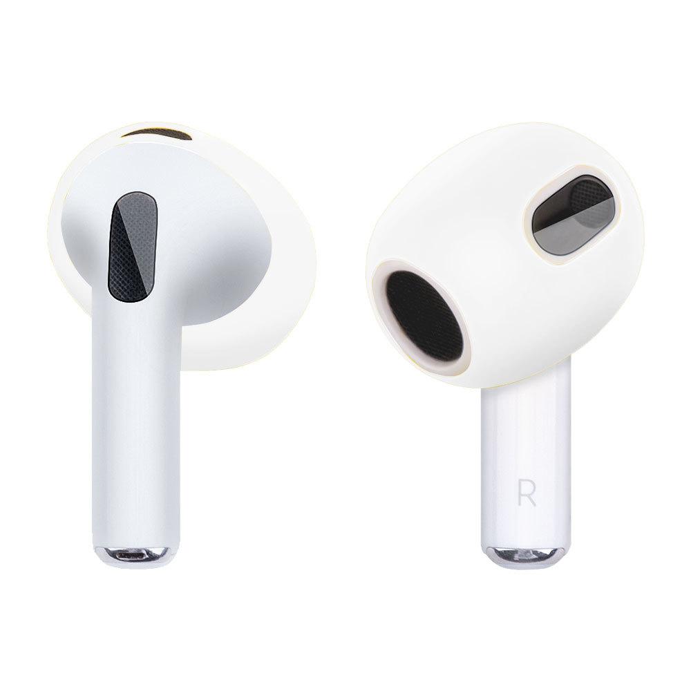 

Новый Силиконовый Защитный Чехол Skin Covers Earpads Для AirPods 3-го Поколения Аксессуары Наконечники для Ушей Apple AirPod 3 прозрачный