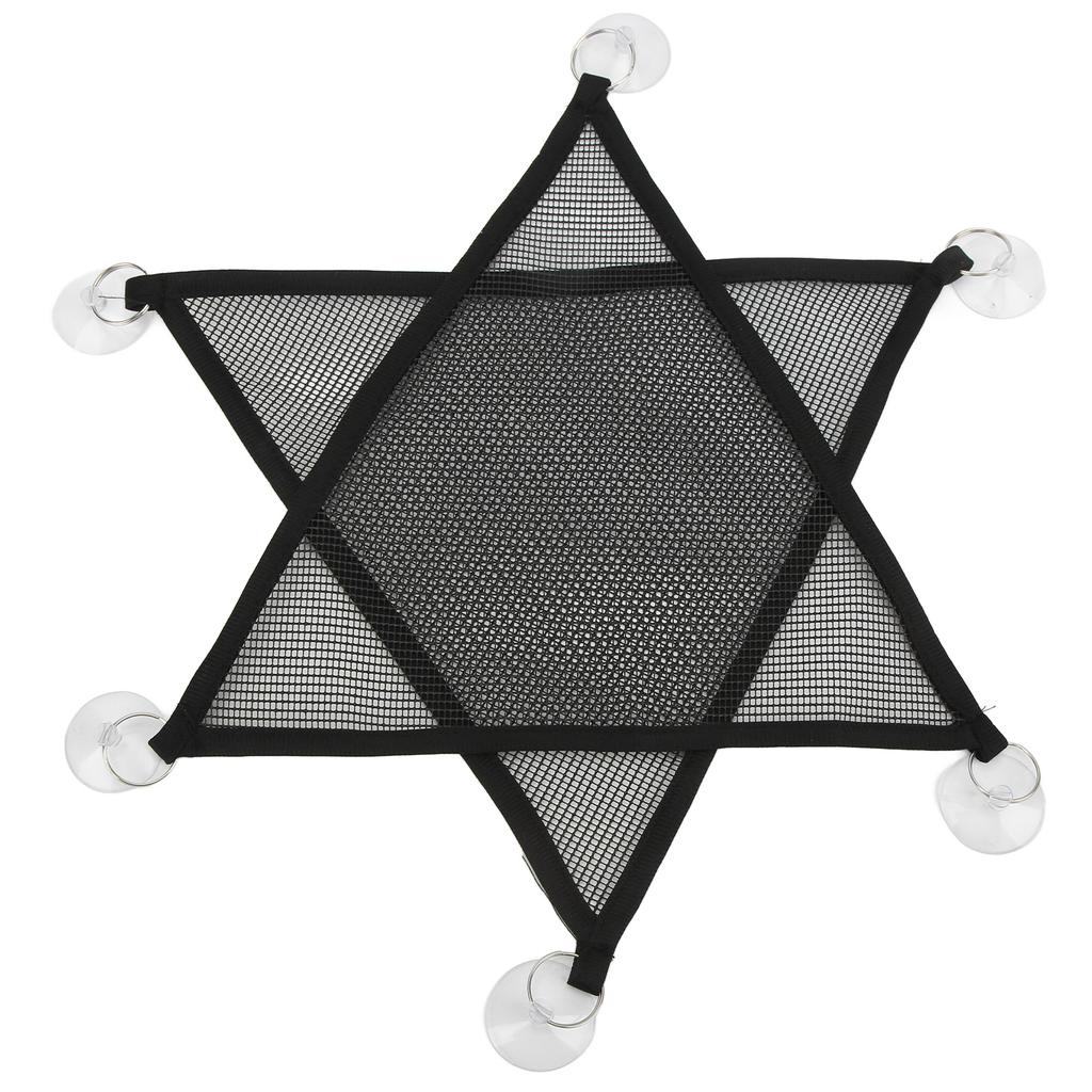 2Pcs Triangular Bearded Dragon Hammock Soft Replaceable Lizards Hammock with Suction Cup for Reptiles HamstersS