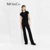 MO&Co. Women's High-Waist Drawstring Flared Pants