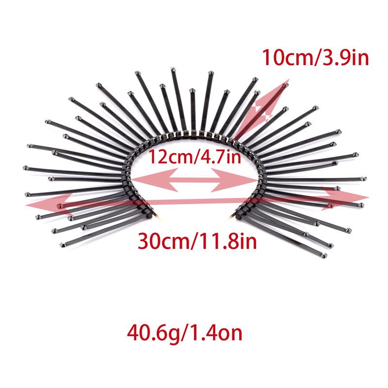 European & American Virgin Mary Halo Headband Crown for Women's Fashion Runway & Dancer Shows