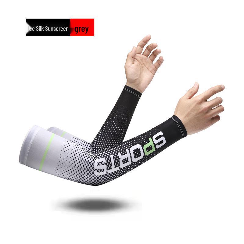 Ice Silk Sun Protection Sleeves for Men & Women - Summer Outdoor Sports Arm Coverage