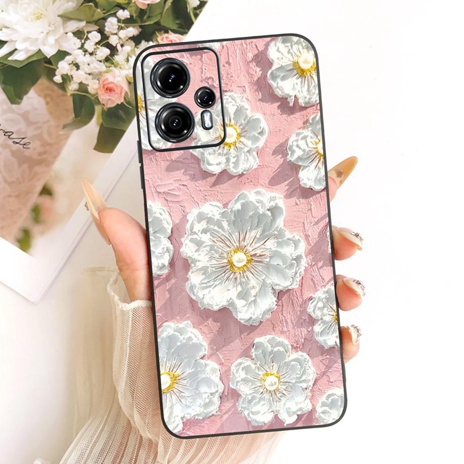 

Case For Motorola Moto G13 G23 G53 G73 Cover XT2333-1 XT2335-2 Luxury Space Bookshelf Soft Silicone Shell For MotoG13 G 23 Coque Motorola Moto G13