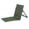 Folding Back Beach Chair with Carry Bag Portable Backrest Chair Oxford Cloth Floor Lounger Chair for Outdoor Picnic Barbecue