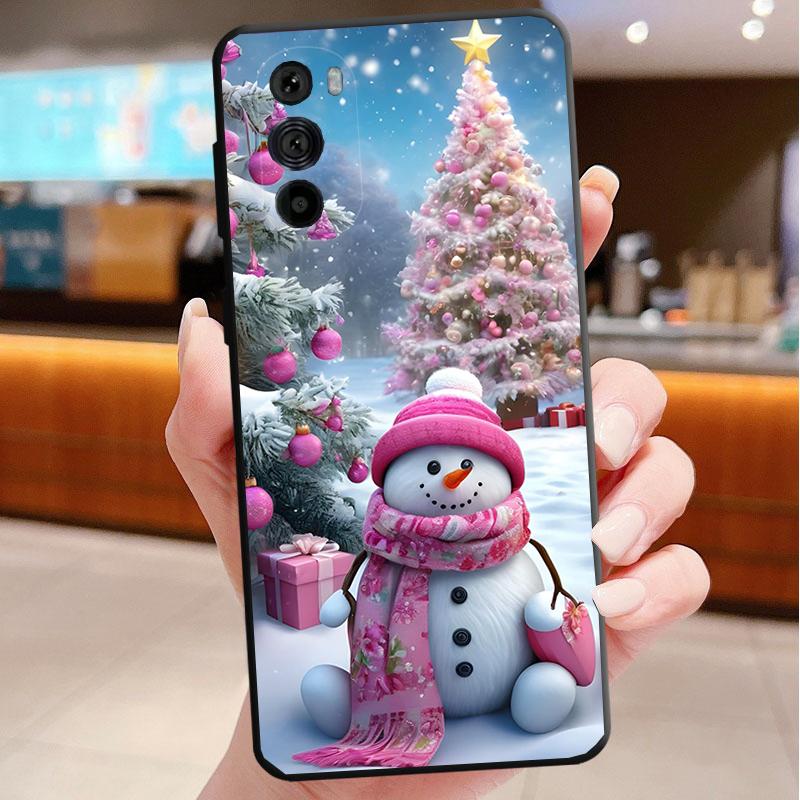 Phone Case For Motorola Edge 50 40 Pro 60 50 40 30 Ultra Neo Fusion Moto G Play G Stylus G Power G Christmas Tree