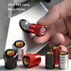 4pcs 3D Metal G48 Car Tire Valve Caps Wheel Dust Cover For FIAT Abarth 500 Tipo FR Panda Argo Freemont Viaggio Bravo Punto Doblo
