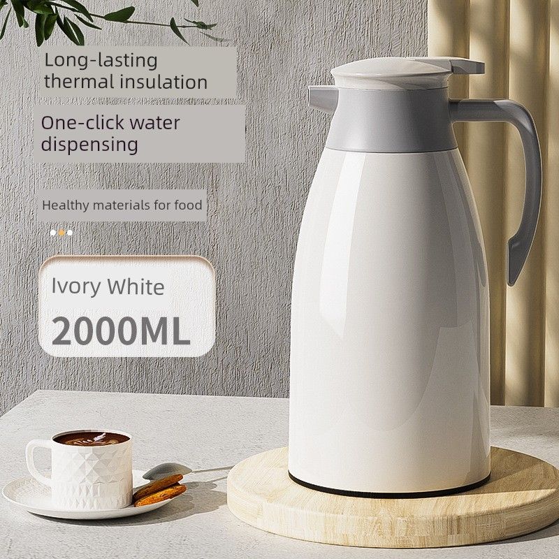 New Style Thermos Kettle for Office Workers, Large Capacity Thermos Cup, Coffee Pot, Large Hot Water Bottle for Dormitory, Teapot, Warm Water Kettle