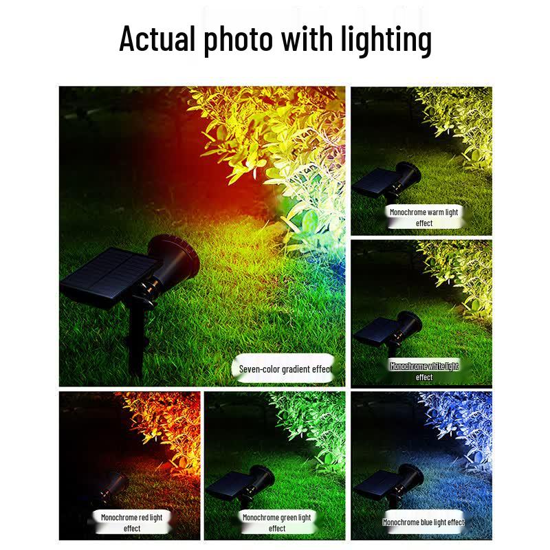 Solar Powered Outdoor Garden Spotlights